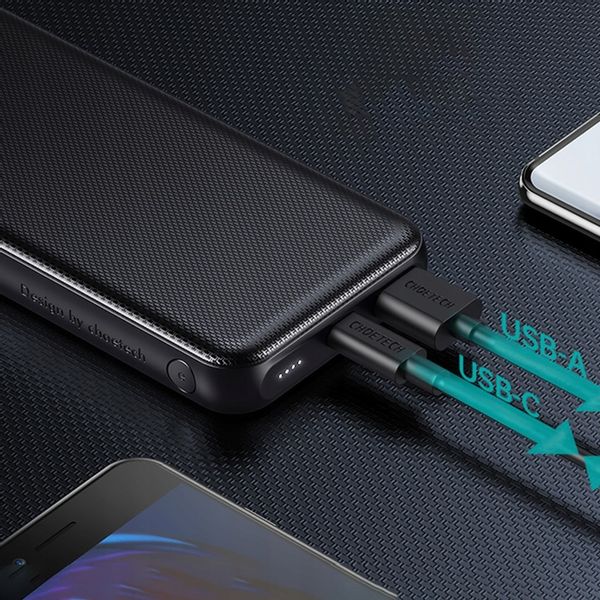 CHOETECH POWERBANK 10000mAh 18W SZYBKI DUŻY POJEMNY POWER BANK USB-C +KABEL zdjęcie 8