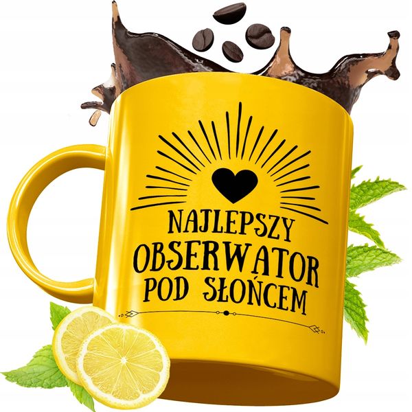 Złoty Kubek Premium Dla Obserwatora Prezent Z Nadrukiem Ze Zdjęciem zdjęcie 1