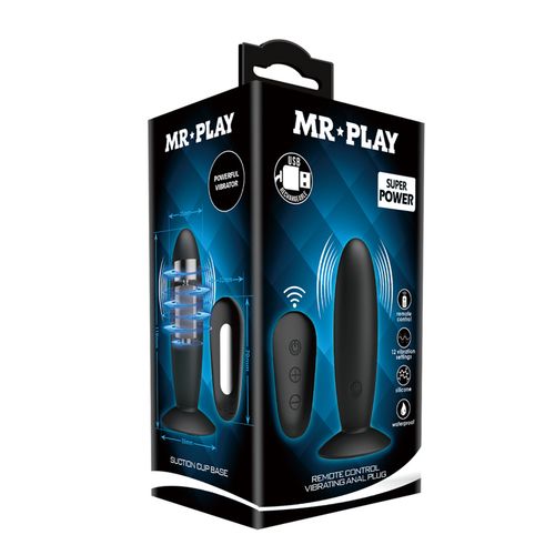 mr play   remote control vibrating anal plug na Arena.pl