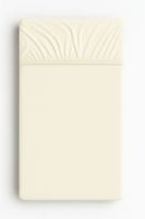 Prześcieradło jersey bawełna z gumką  do łóżeczka 120x60cm - kremowe