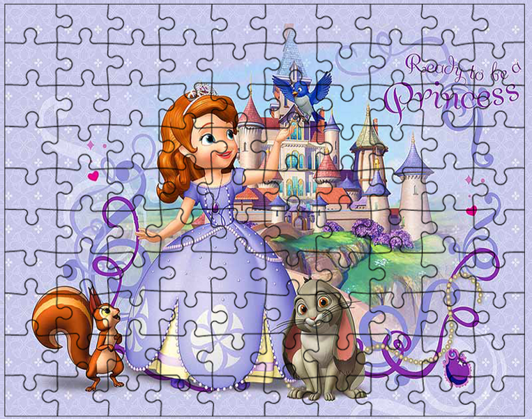 Puzzle tradycyjne Jej Wysokość Zosia zdjęcie 1