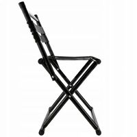 KRZESŁO TURYSTYCZNE KEMPINGOWE SKŁADANE Z OPARCIEM