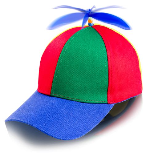 Czapka z daszkiem i ze śmigłem kolorowa wiatrak na Arena.pl
