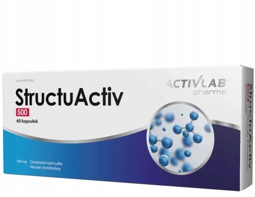 STRUCTUACTIV 500MG 3 x 60 kapsułek CHONDROITYNA, Activlab na Arena.pl