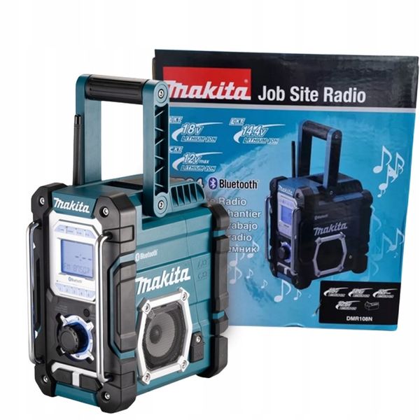 Makita Radio Budowlane Bluetooth DMR108 10,8V - 18V Akumulatorowe zdjęcie 1