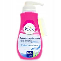 Krem do Depilacji Dla Skóry Wrażliwej Veet CREMA DEPILATORIA + Gąbka 400ml