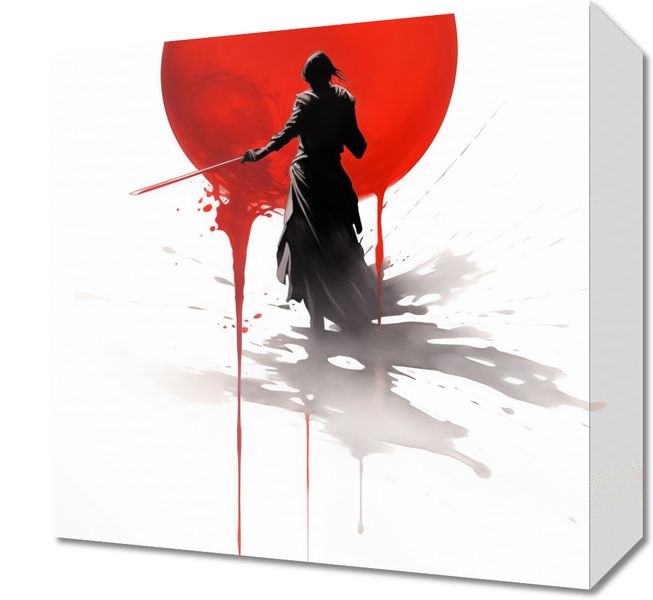 Obraz 30x30cm Samotny Samuraj zdjęcie 1