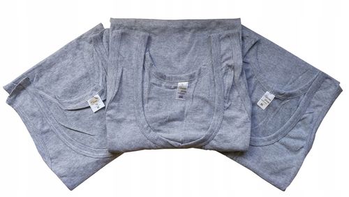 PODKOSZULKA KOSZULKA MĘSKA 100% BAWEŁNA GŁADKA OKRĄGŁY ZESTAW 6-SZT - 5XL na Arena.pl