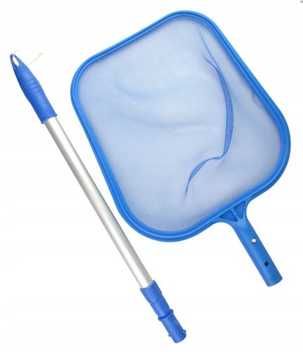 PODBIERAK ZBIERAK SIATKA DO CZYSZCZENIA BASENU JACUZZI SIATKA BASEN + KIJ na Arena.pl