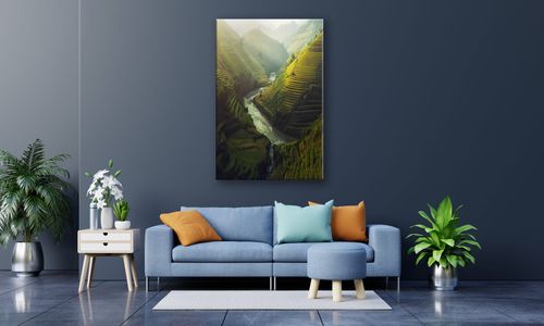 OBRAZ NA PŁÓTNIE 104 Uprawa ryżu 30x40cm na Arena.pl