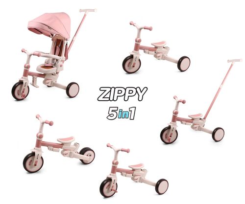 MILLY MALLY 6380 Rowerek trójkołowy Zippy Pink na Arena.pl