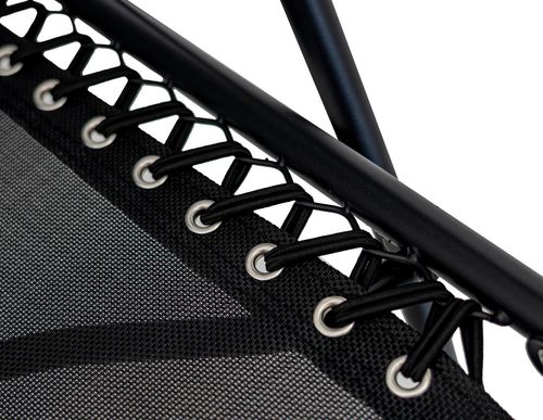 Leżak Ogrodowo Plażowy Czarny na Arena.pl