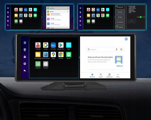 RADIO STACJA MULTIMEDIALNA WIDEOREJESTRATOR CARPLAY ANDROID DVR KAMERA AUX na Arena.pl