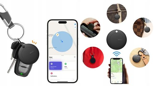 Lokalizator GPS 3x MiTag MiLi do iOS + 3x Etui Brelok do plecaka kluczy psa na Arena.pl
