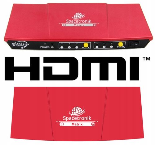 Matrix Extender HDMI 3/2 Spacetronik SPH-M32EHQ na Arena.pl
