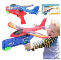 Samolot Styropianowy Wyrzutnia Duzy 35x32cm - Idealny prezent dla dzieci