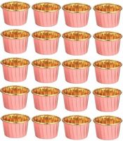PAPILOTKI DO MUFFINEK foremki na babeczki DEKORACJE urodziny RÓŻOWY 20szt