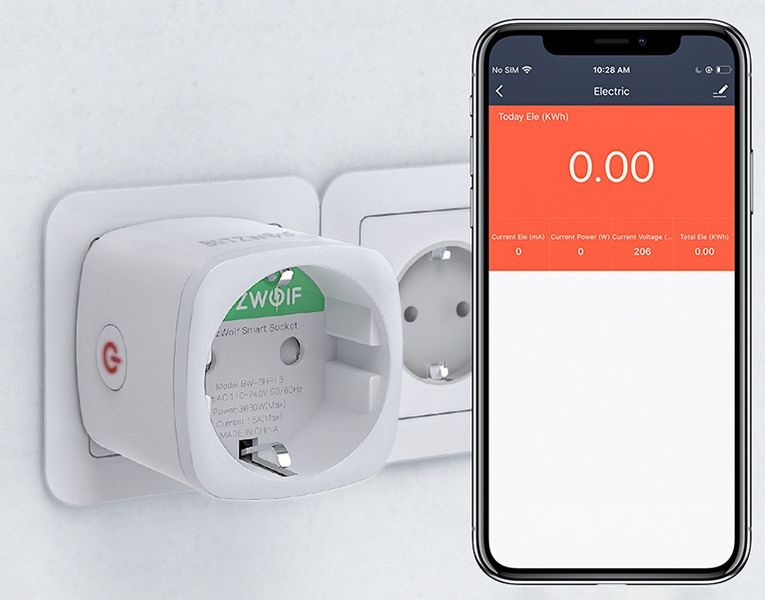 Gniazdko Blitzwolf ZigBee BW-SHP13 TUYA Watomierz zdjęcie 2