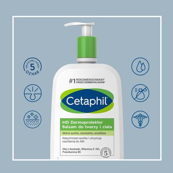 Cetaphil MD Dermoprotektor balsam nawilżający 1L zdjęcie 3