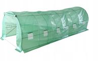 OGRODOWY TUNEL FOLIOWY ZIELONY 6x3x2m SZKLARNIA 18m2 FOLIAK 600x300cm