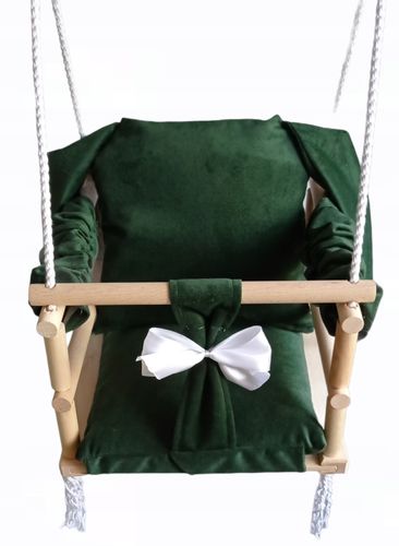 HUŚTAWKA 3w1 DLA DZIECI KRÓLICZEK kolor ZIELONY na Arena.pl