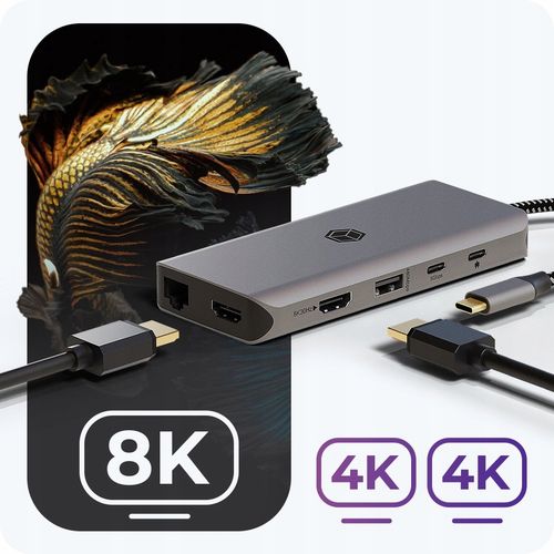 Stacja dokujaca ICY BOX USB-C 12w1 PD 100W na Arena.pl