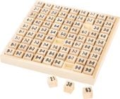 Drewniana edukacyjna TABLICZKA MNOŻENIA do nauki
