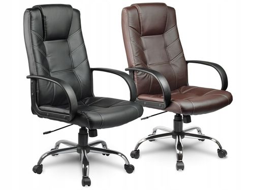 FOTEL BIUROWY OBROTOWY CHROM KRZESŁO SOFOTEL 221 na Arena.pl