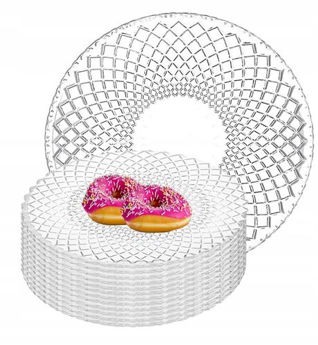 Zestaw talerzy 12 osób i patera na ciasto Altom Design Solaris Komplet 13el na Arena.pl