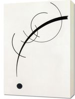 Obraz 50x70cm Free Curve to the Point,  Wassily Kandinsky Vintage