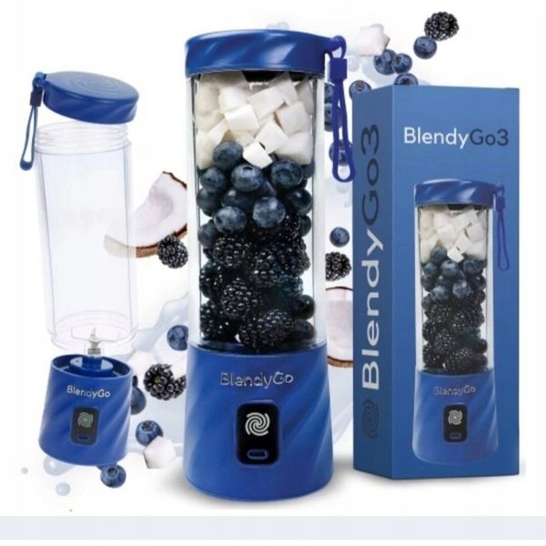 ORYGINALNY Blender Kielichowy BlendyGo 3 250 W Niebieski Granatowy zdjęcie 1