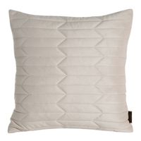 PIKOWANA POSZEWKA WELUR VELVET 45X45 CM KREMOWA