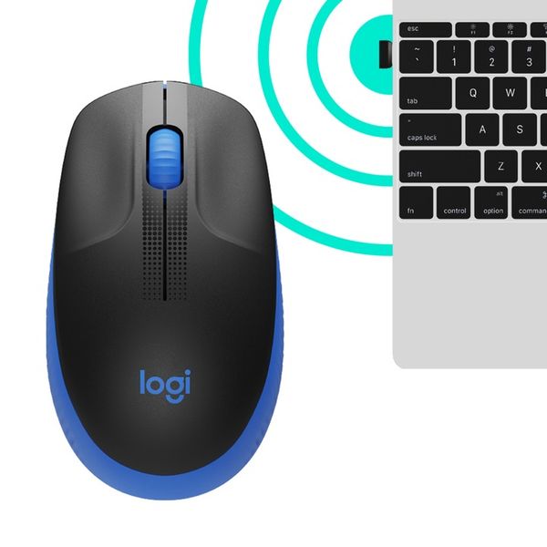 Myszka bezprzewodowa Logitech M190 sensor optyczny zdjęcie 3