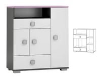 komoda dziecięca meble młodzieżowe BLUE Y5 salon meble dziecięce