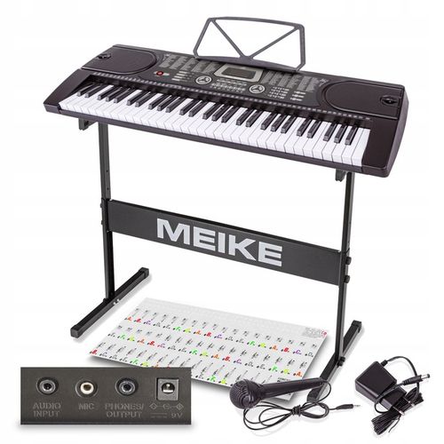 Keyboard Pianino MK-2089 61 klaw Mikrofon Statyw na Arena.pl