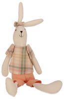 zajączek materiałowy chłopiec 32 cm wielkanocny ozdoba na wiosnę wielkanoc