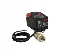 ZAWÓR ODCINAJĄCY Z SIŁOWNIKIEM IBO MIX1 DN20 230V AC 2-PUNKT 3/4" ZAMKNIĘTY