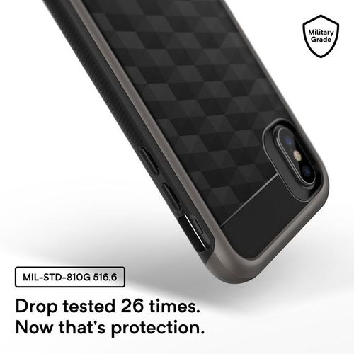 Caseology Parallax Case - Etui iPhone X (Black/Warm Gray) na Arena.pl