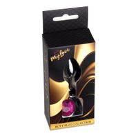 biżuteria analna mylove toys ciemnosrebrna różowa