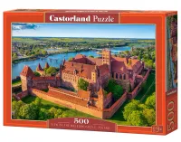 Puzzle 500 elementów. Widok na Zamek Malbork, Polska