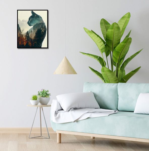 Plakat 40x50cm Koci Duch Lasu zdjęcie 4
