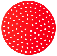 Mata silikonowa do pieczenia i gotowania słoików 28 cm czerwona