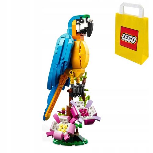 PREZENT LEGO DLA 7, 8 LATKI CREATOR 31136 Egzotyczna papuga + TORBA LEGO na Arena.pl
