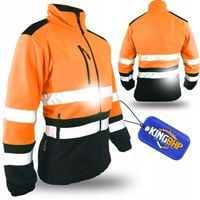 POLAR ROBOCZY ODBLASKOWY Bluza robocza ocieplana POLAROWA OSTRZEGAWCZA OC