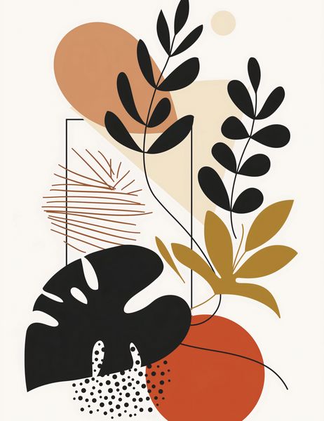 Plakat 50x65cm Zawisły Liść zdjęcie 1