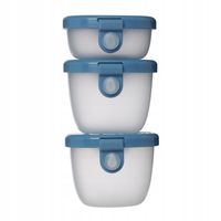 B.BOX ZESTAW POJEMNIKÓW NA PRZEKĄSKI DLA DZIECI 3 SZT POKRYWKA DO LUNCHBOXA