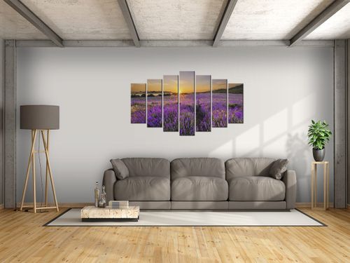 Obraz Pole lawendy 140x80 piękny na Arena.pl