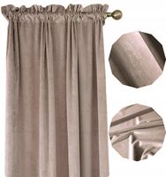 GOTOWA ZASŁONA WELUROWA 140X250 WELUR MODNE ZASŁONY VELVET RÓŻNE KOLORY