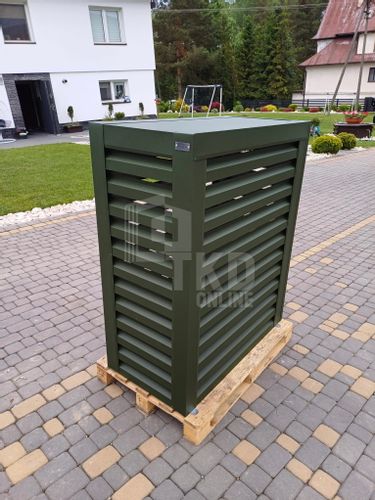 Osłona pompy ciepła 90x40x150 cm  zielona TKD189 na Arena.pl