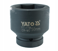 NASADKA UDAROWA 1'' 50 MM SZEŚCIOKĄTNA CRMO SCM-440 FOSFATOWANA YATO